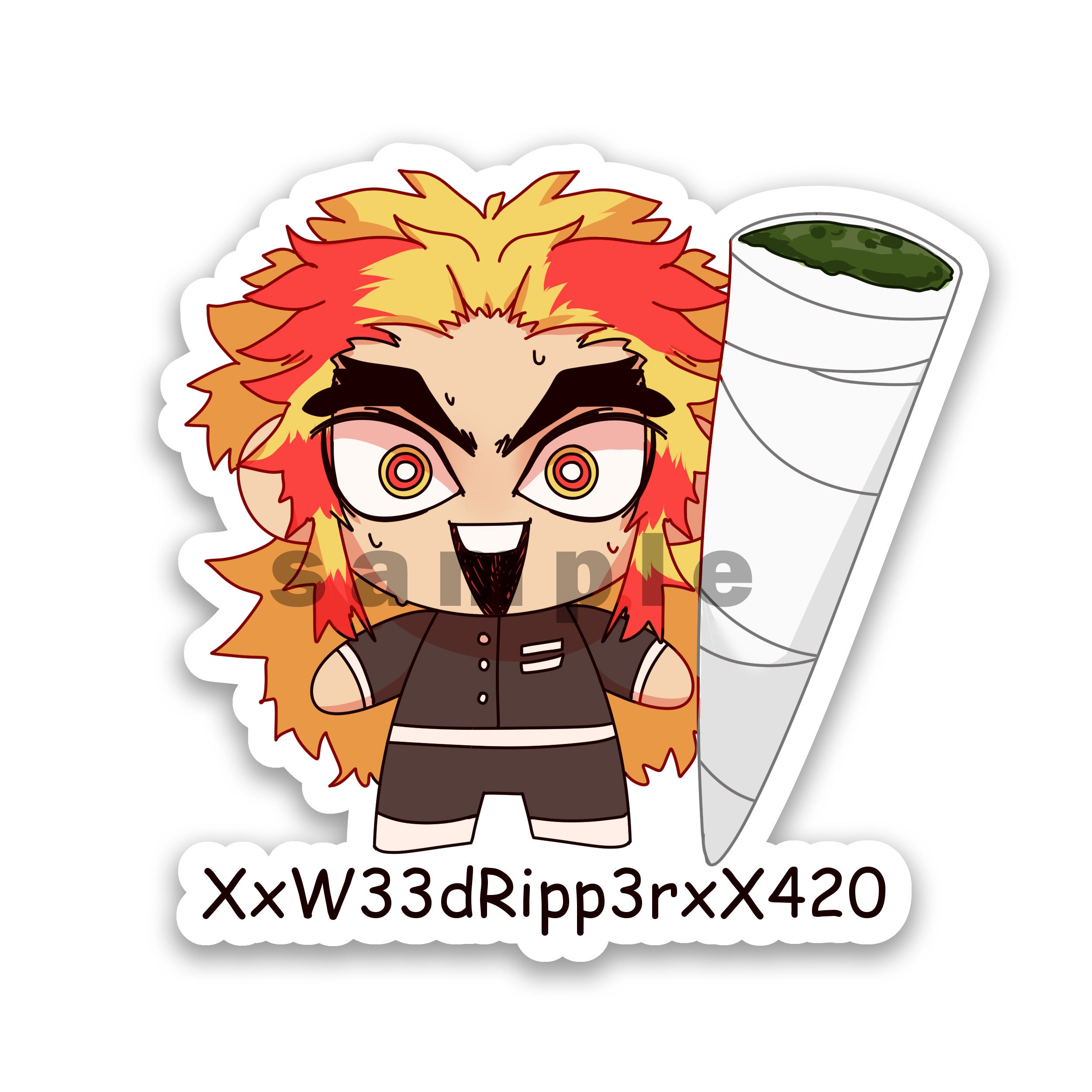 Rengoku Fan art Sticker